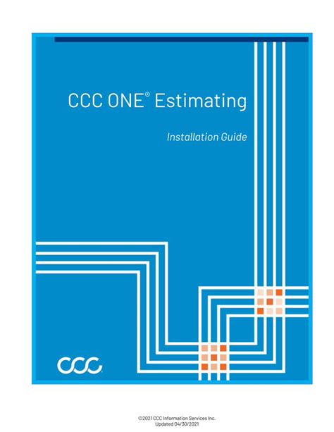 ccc one estimating install.